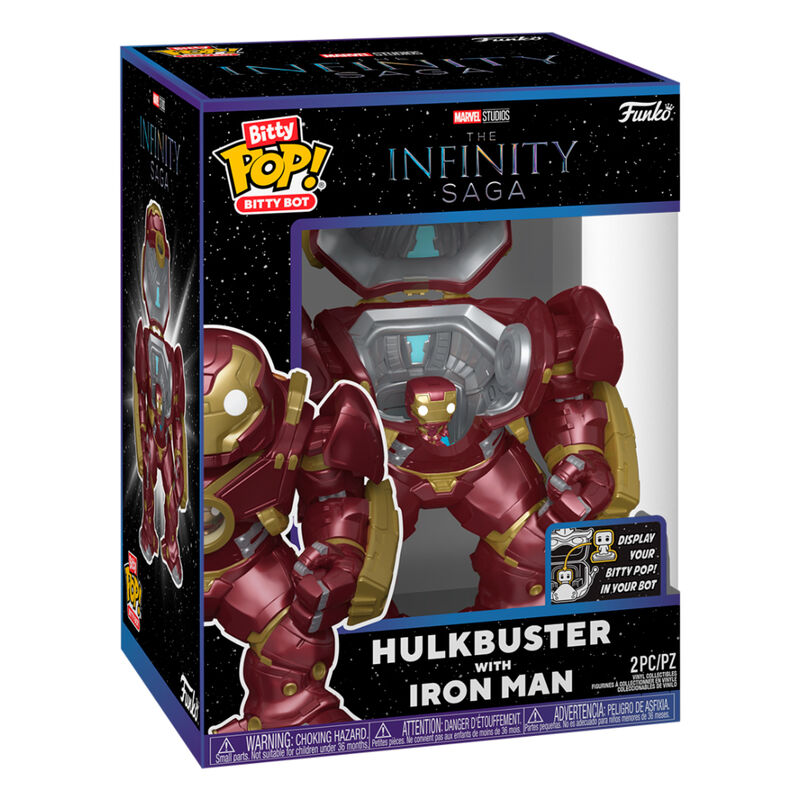 Bitty Bot Marvel Infinity Saga Hulkbuster with Iron Man